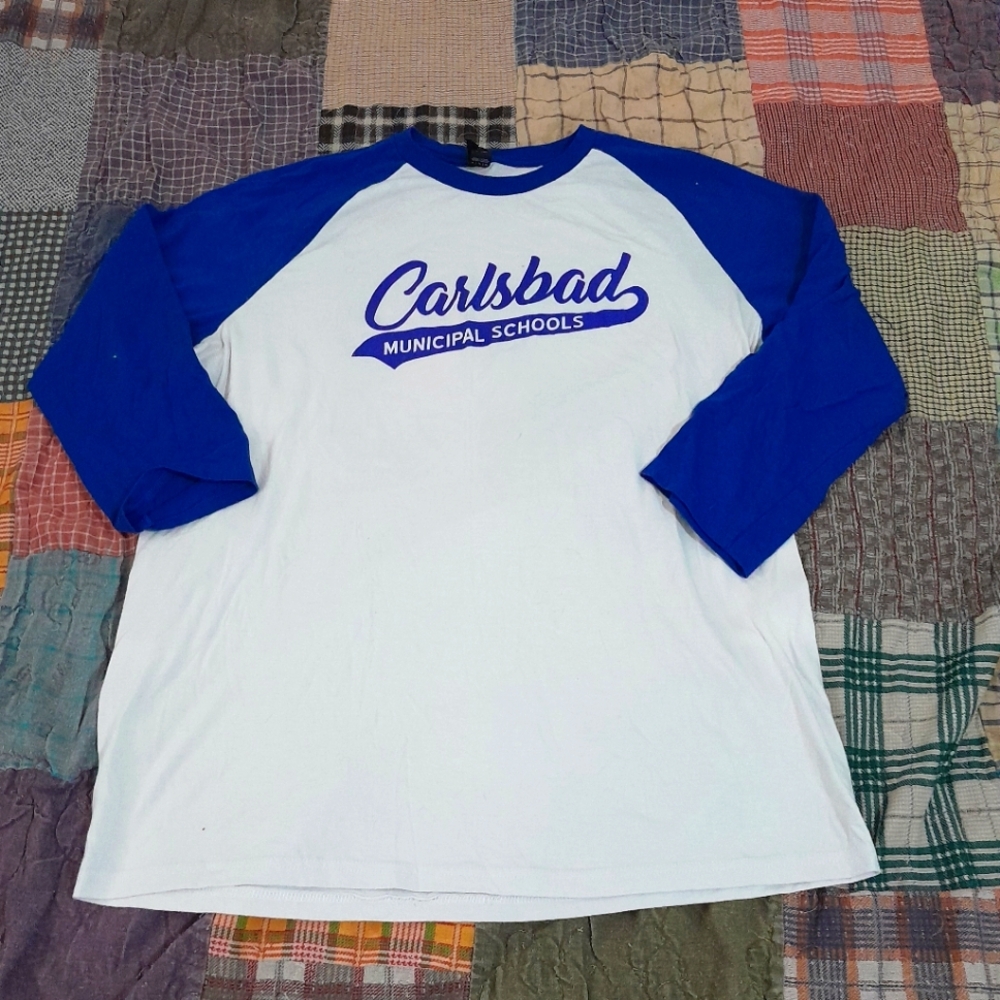 Retro Carlsbad Baseball Tee - Picture 1 of 2